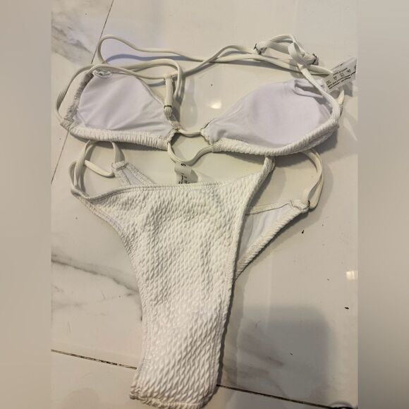 White  bikini set#4 - Picture 3 of 7